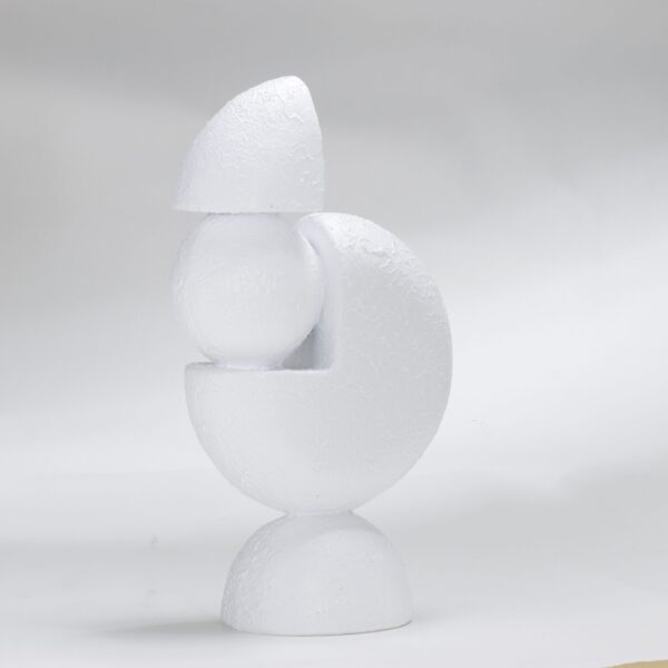 BILANCIA / ESCULTURA ABSTRACTA DECORATIVA-WHITE