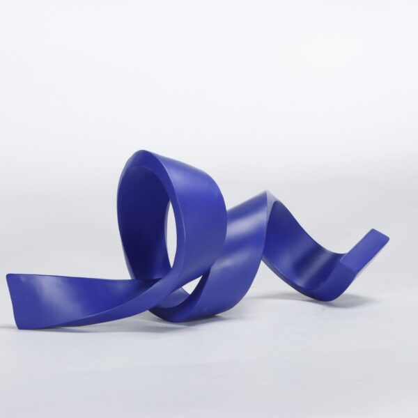 CORIANDOLI BLU / ESCULTURA ABSTRACTA DECORATIVA-BLUE