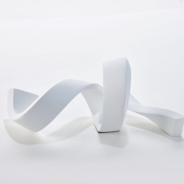 CORIANDOLI BIANCHI / ESCULTURA ABSTRACTA DECORATIVA-WHITE