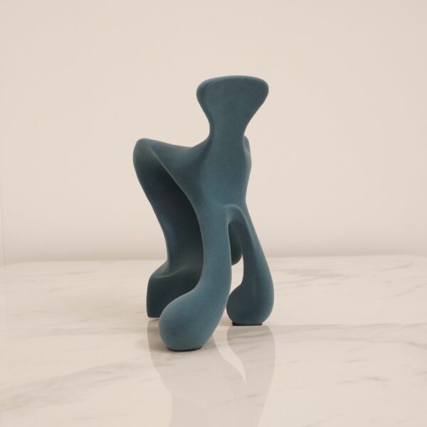 QUELLO / ESCULTURA ABSTRACTA DECORATIVA-BLUE